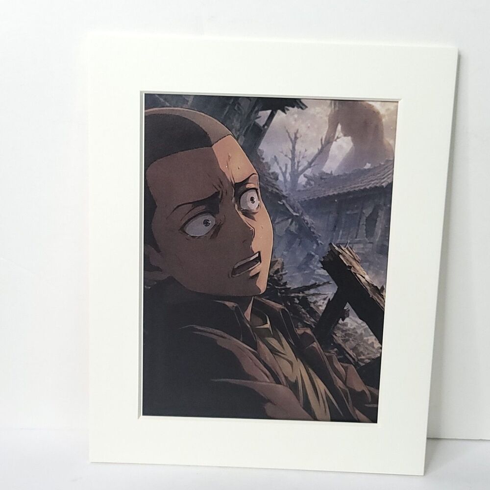Connie Hiding Attack On Titan Still Shot Card Anime Wall Art Oversized Board A4